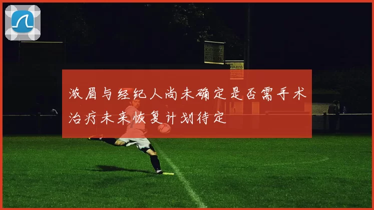 浓眉与经纪人尚未确定是否需手术治疗未来恢复计划待定