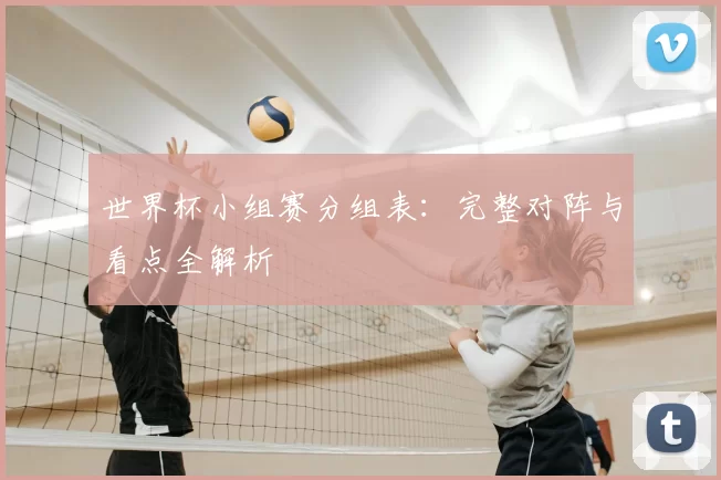 世界杯小组赛分组表:完整对阵与看点全解析